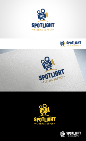 Spotlight Cinema Supply | Diseño de Logo por Taya Bright