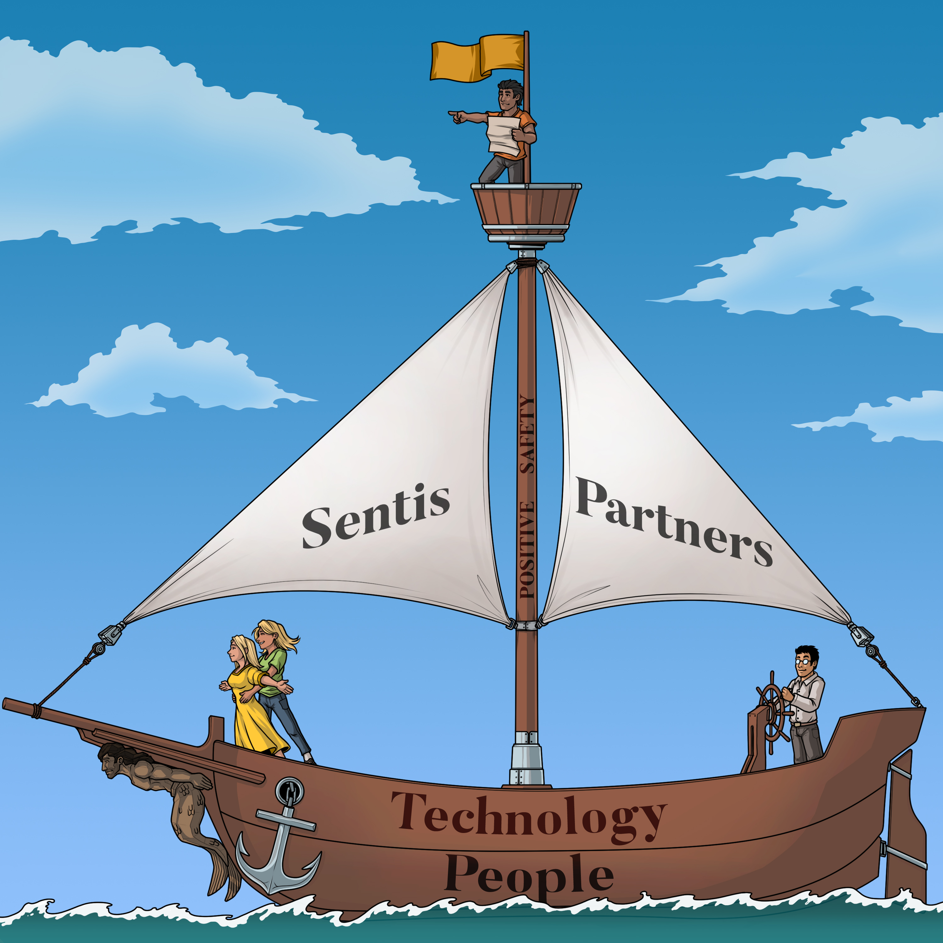 Illustration Design by Scelatio for Sentis | Design #26185912