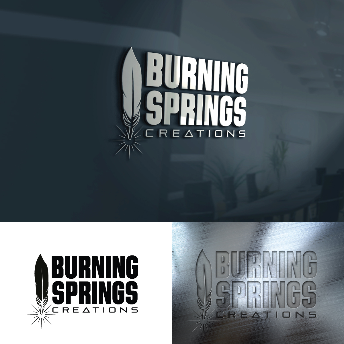 Logo Design by Sergio Coelho for Burning Springs Creations | Design #26125243