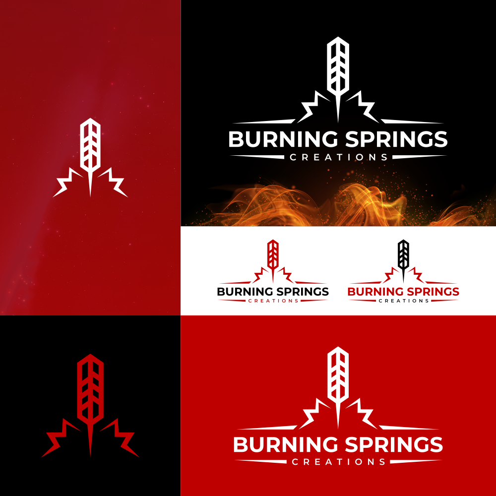 Logo Design by Angkasa Official for Burning Springs Creations | Design #26124187