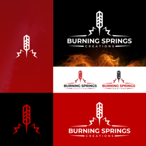 Burning Springs Creations | Logo Design by Angkasa Official