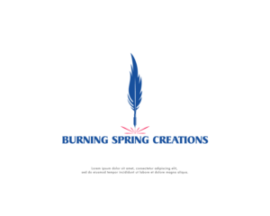 Logo-Design von Ara Studio für Burning Springs Creations | Design #26122074