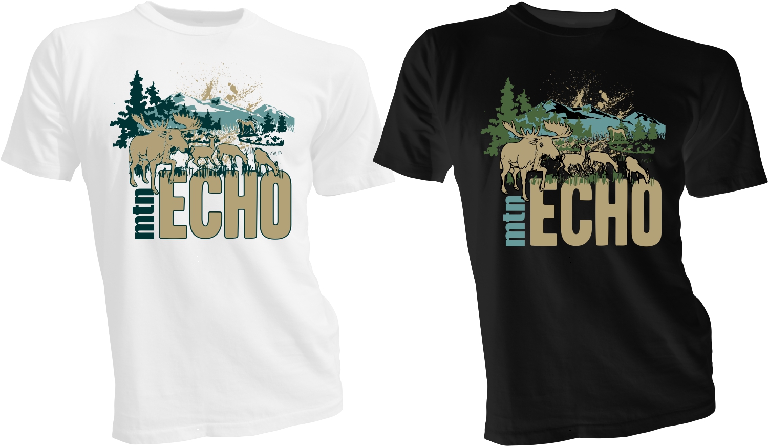 T-shirt Design by bacujkov for MtnEcho | Design #26151757