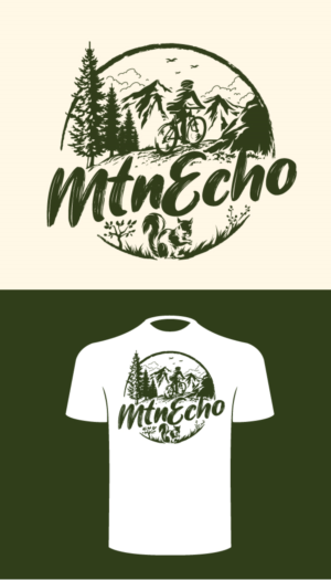 Mtn Echo | Mountain Collection | T-Shirt-Design von ally designs