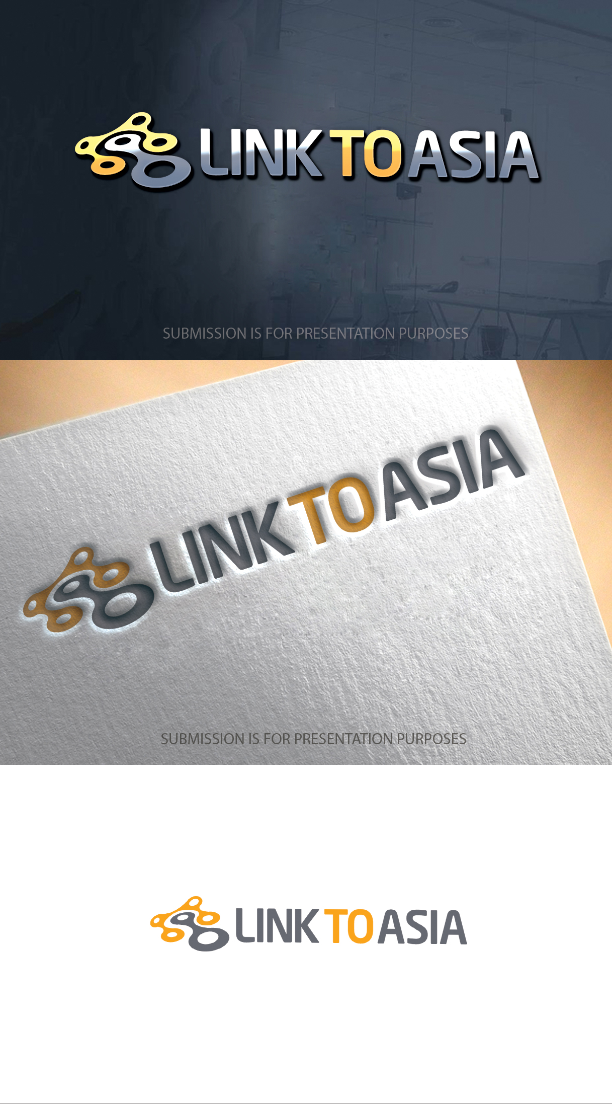 Logo-Design von graphicevolution für Link to Asia  | Design #26122351