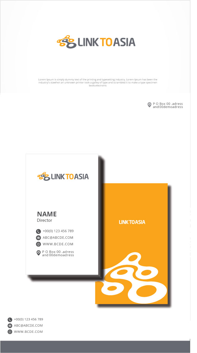 Logo-Design von graphicevolution für Link to Asia  | Design #26122352