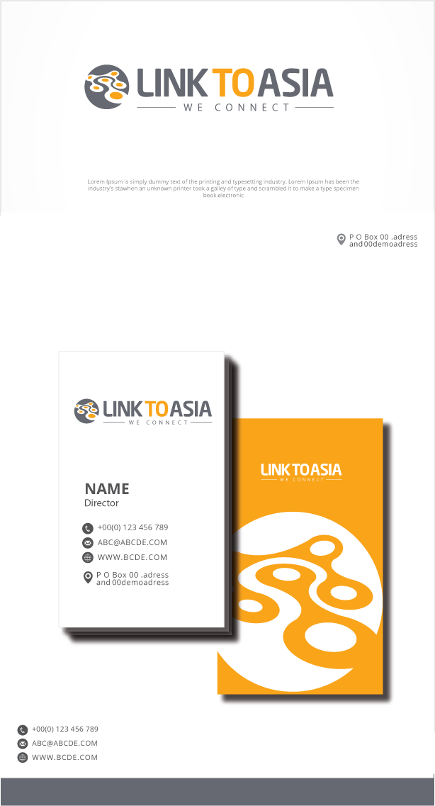 Logo-Design von graphicevolution für Link to Asia  | Design #26152929