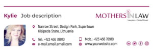 Create a banner for a Gmail email signature | Graphic Design by artexalt