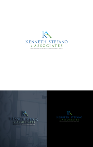 Kenneth Stefano & Associates, Psychological and Educational Consultants | Logo Design by *mary