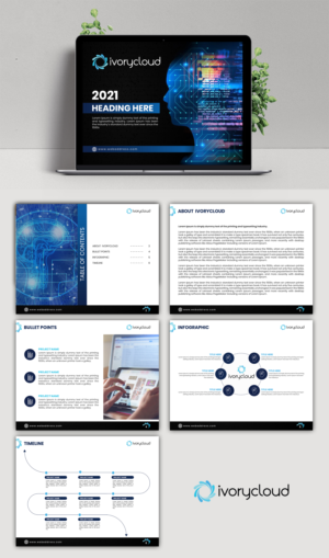 IvoryCloud PowerPoint & Letterhead Template | PowerPoint Design by SAI DESIGNS