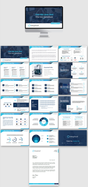 IvoryCloud PowerPoint & Letterhead Template | PowerPoint Design by IndreDesign