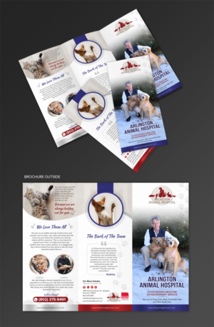 Arlington Animal Hospital brochure | Grafik-Design von SAI DESIGNS
