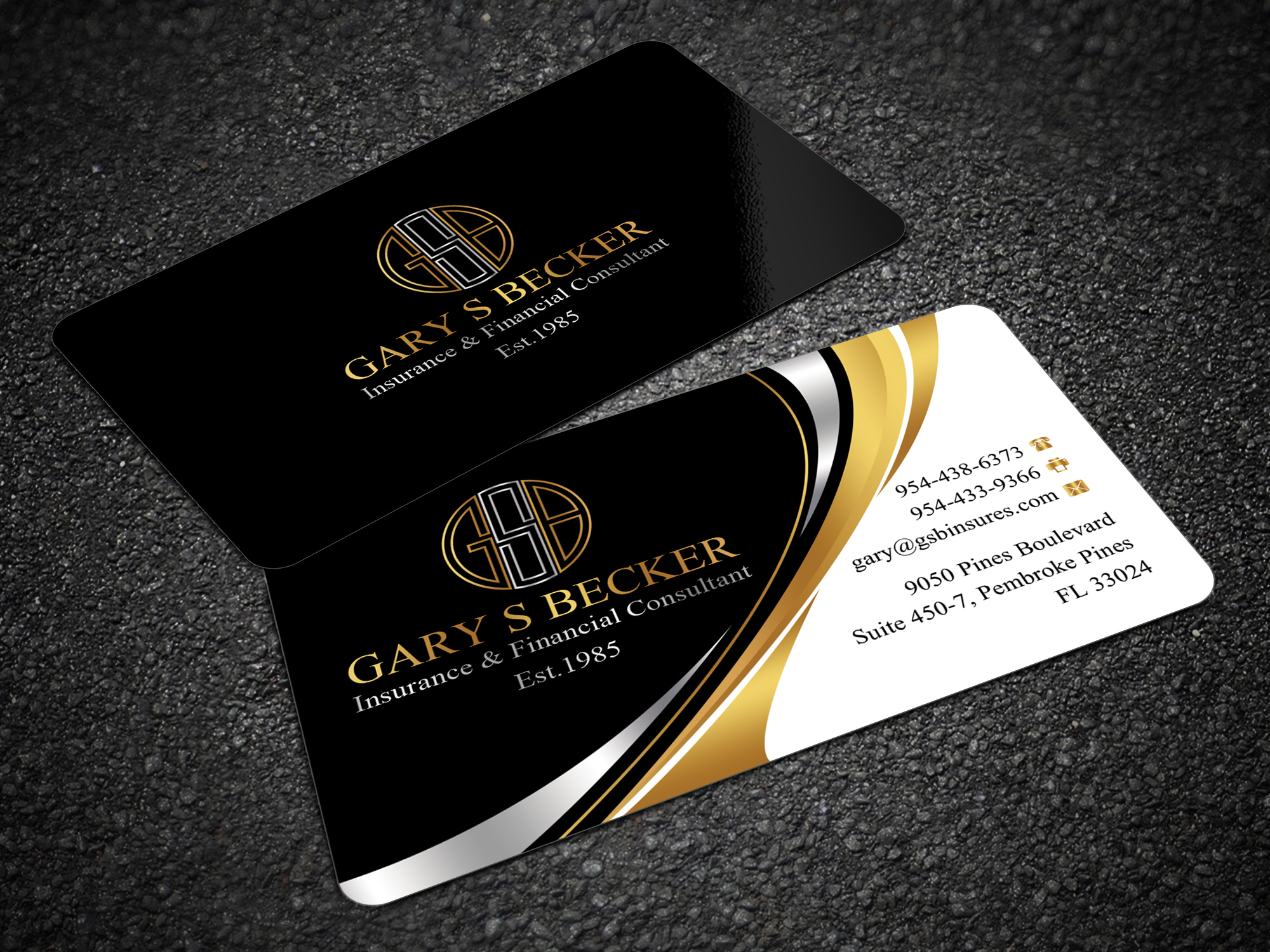 Business Card Design by Sandaruwan for "Gary S. Becker, Inc." | Design #26136893