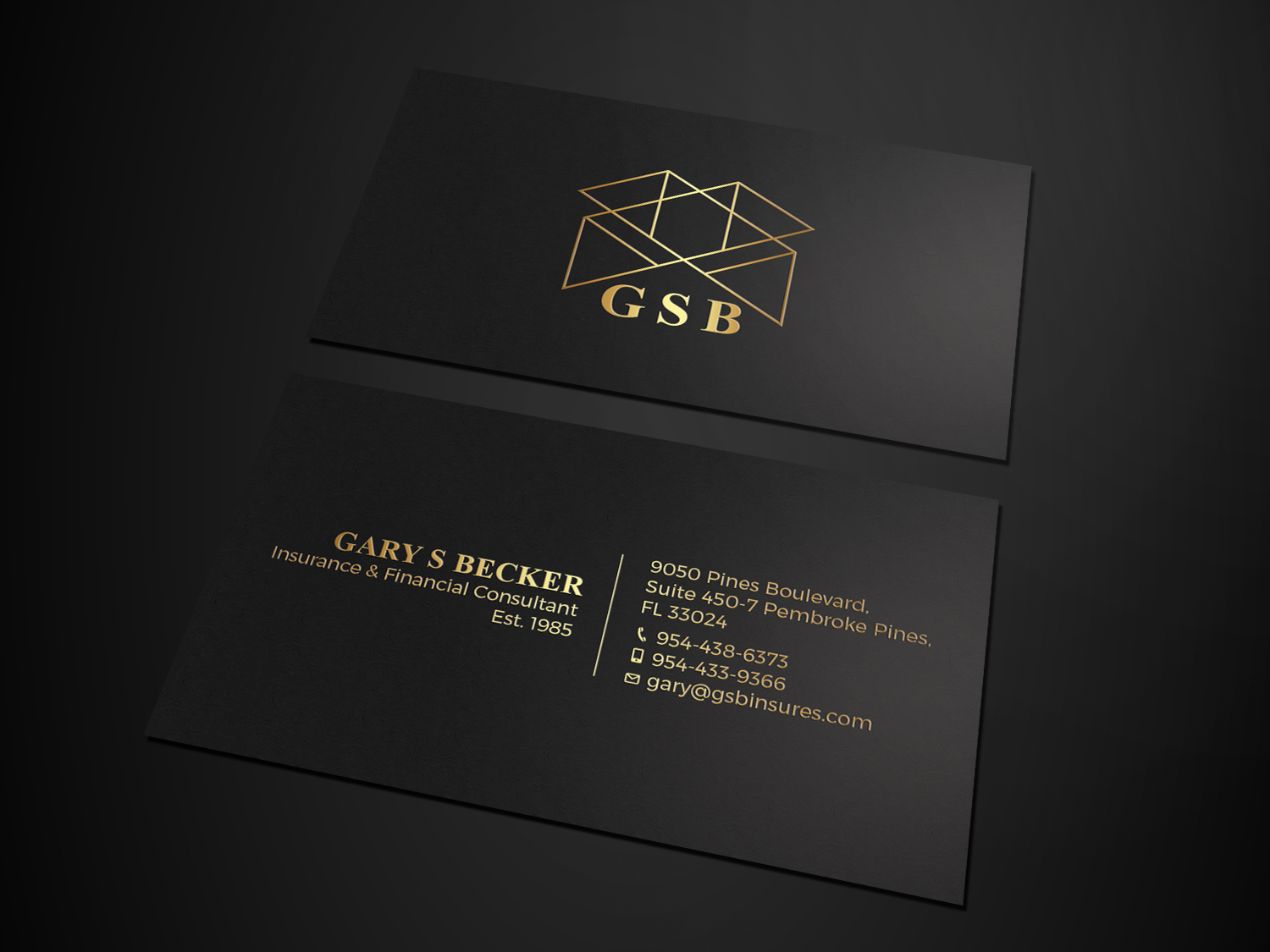 Design de Carte de Visite par Tripti Ranjan Gain pour "Gary S. Becker, Inc." | Design #26134077
