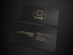 Design de Carte de Visite par Tripti Ranjan Gain pour "Gary S. Becker, Inc." | Design : #26134077