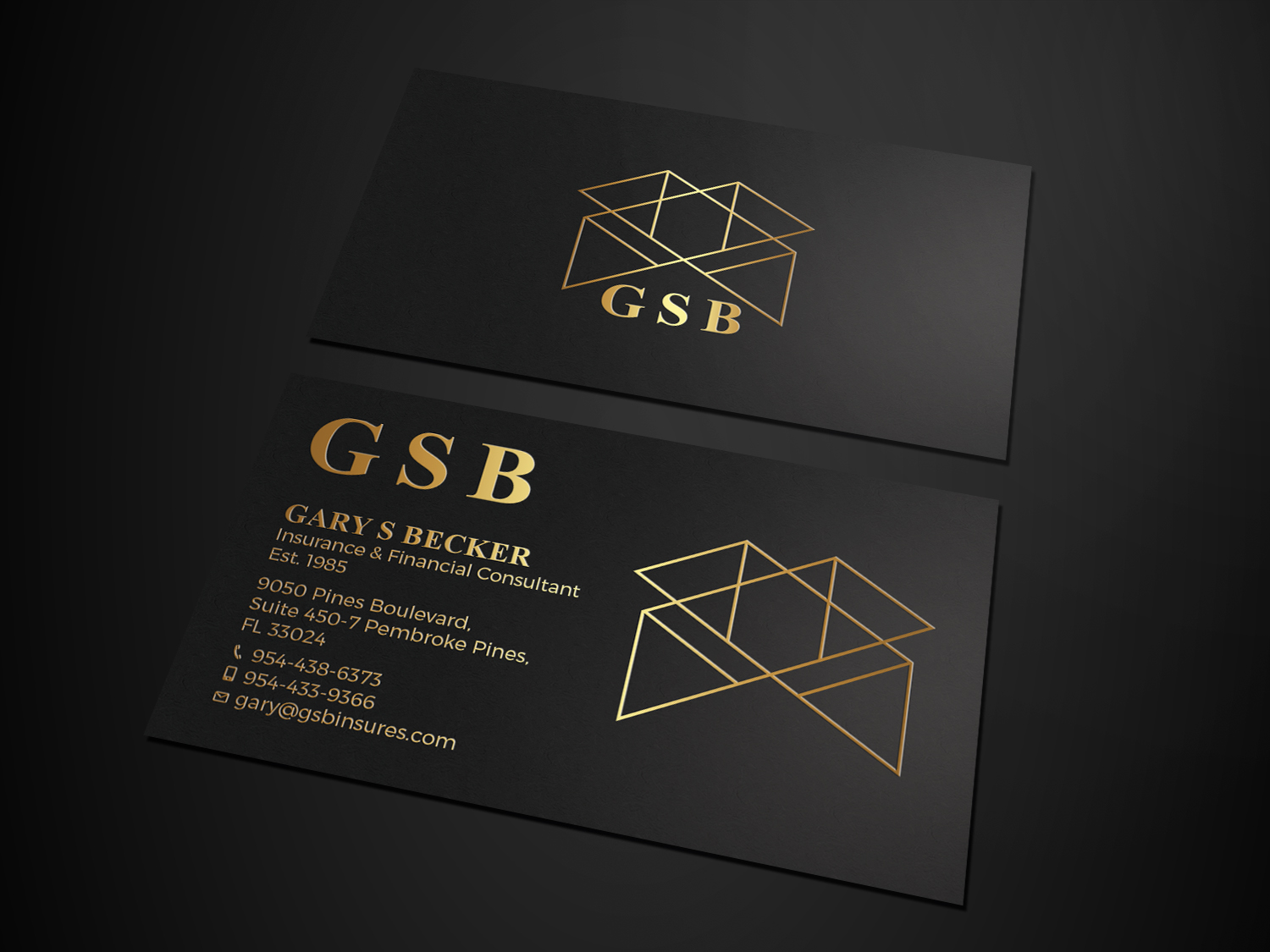 Design de Carte de Visite par Tripti Ranjan Gain pour "Gary S. Becker, Inc." | Design #26134078