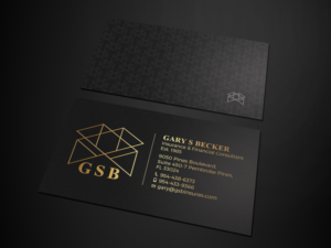 Design de Carte de Visite par Tripti Ranjan Gain pour "Gary S. Becker, Inc." | Design : #26134079