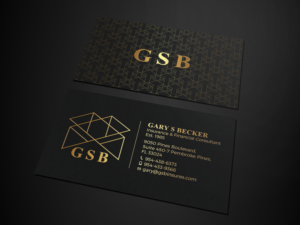 Design de Carte de Visite par Tripti Ranjan Gain pour "Gary S. Becker, Inc." | Design : #26134080