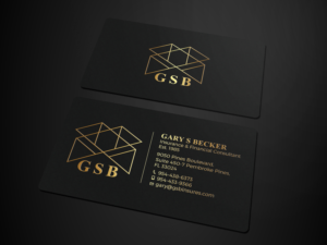 Design de Carte de Visite par Tripti Ranjan Gain pour "Gary S. Becker, Inc." | Design : #26134081