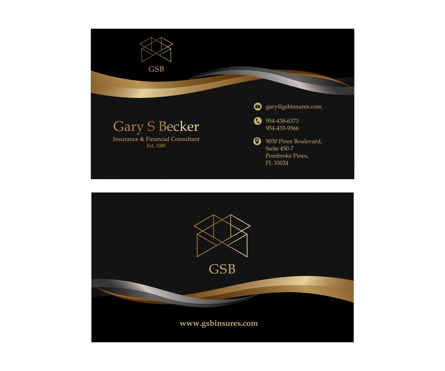 Business Card Design by Zeph Design for "Gary S. Becker, Inc." | Design #26130356