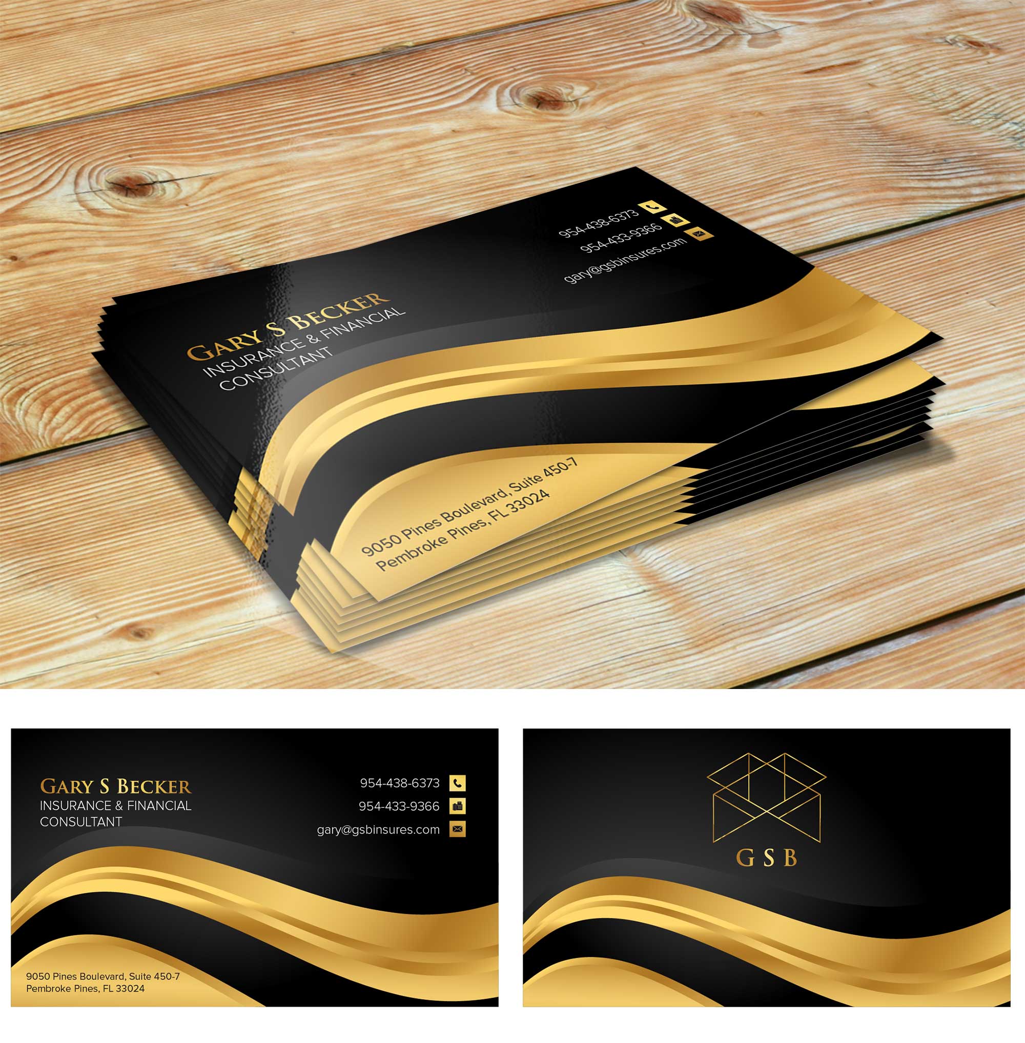 Business Card Design by Shumaila Kiran for "Gary S. Becker, Inc." | Design #26130040