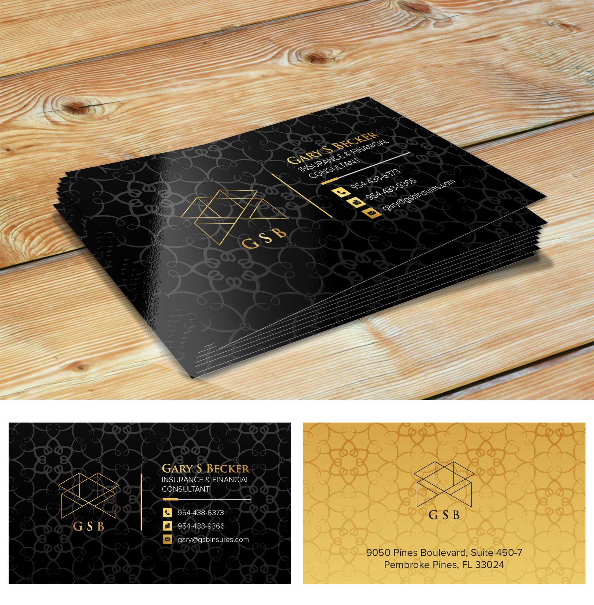 Business Card Design by Shumaila Kiran for "Gary S. Becker, Inc." | Design #26130041
