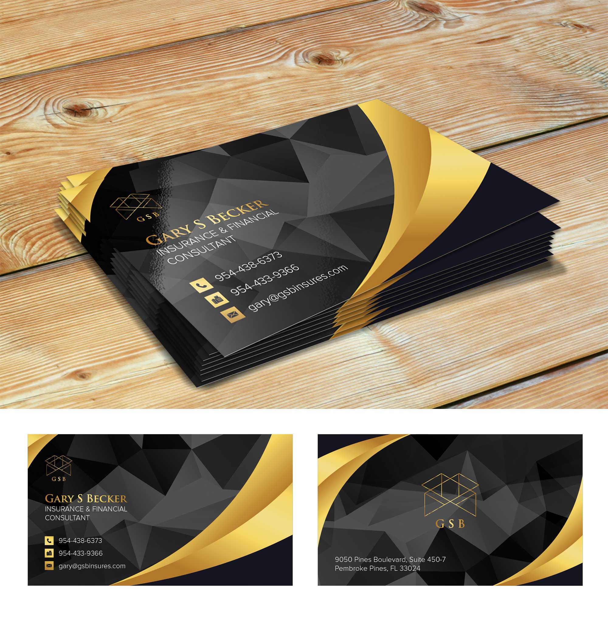 Business Card Design by Shumaila Kiran for "Gary S. Becker, Inc." | Design #26130042