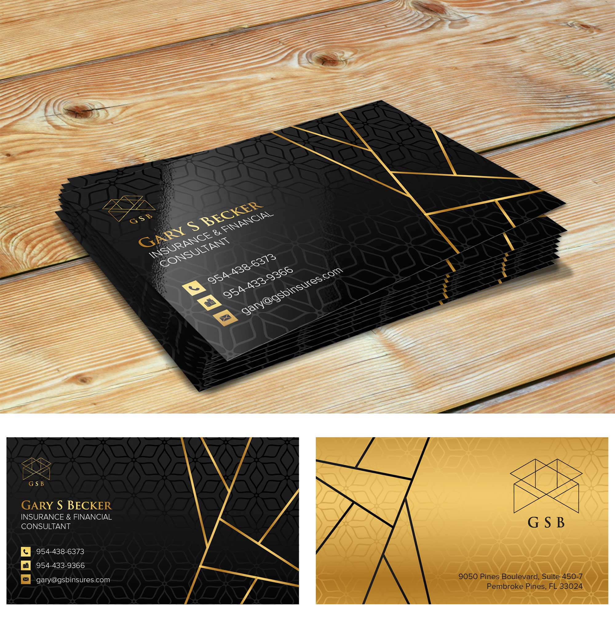 Design de Carte de Visite par Shumaila Kiran pour "Gary S. Becker, Inc." | Design #26130043