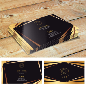 Design de Carte de Visite par Shumaila Kiran pour "Gary S. Becker, Inc." | Design : #26130045