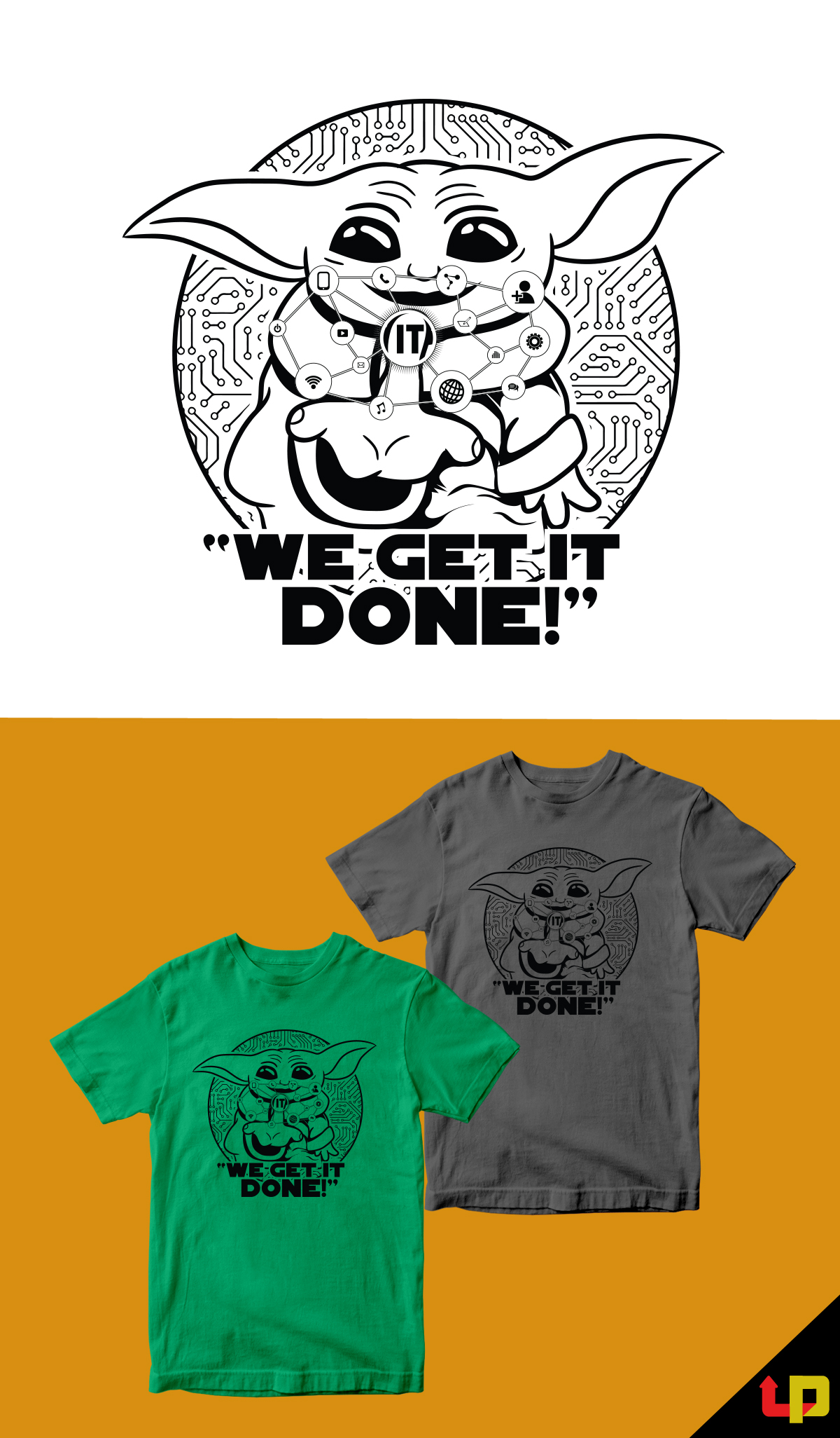 T-Shirt-Design von Uprinteez für mill city tech guy | Design #26134212