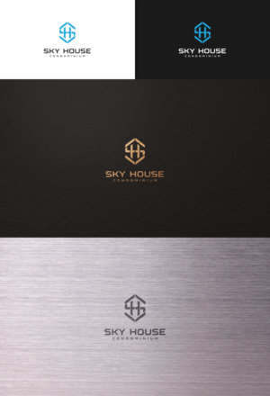 Sky House Condominium | Logo Design by Paperfox Designs
