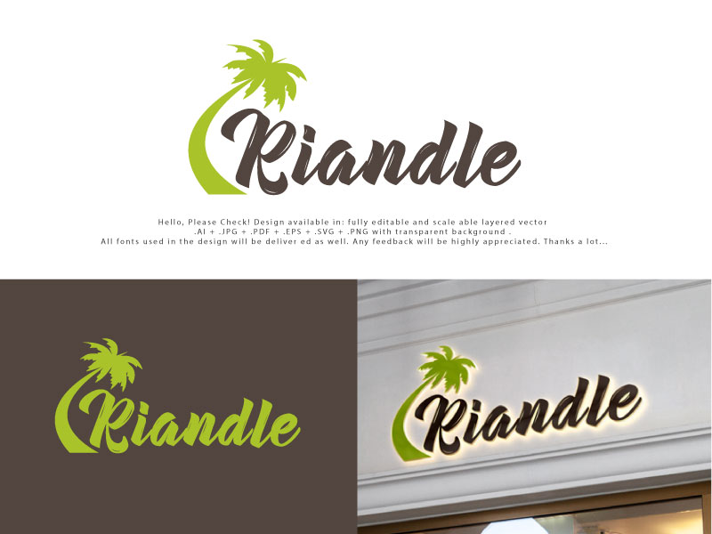 Logo Design by Pro_DesignMaster for RIANDLE | Design #26129816