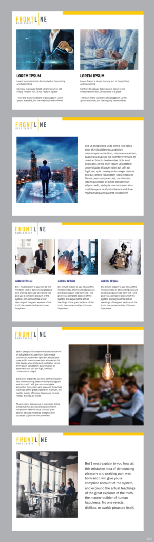 PowerPoint Design by pb for Frontline Road Safety | Design: #26130289