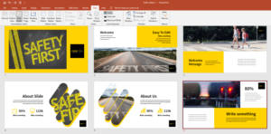 PowerPoint Design by DesignART for Frontline Road Safety | Design: #26156538