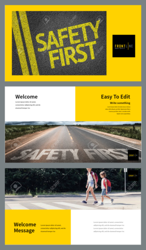 PowerPoint Design by DesignART for Frontline Road Safety | Design: #26167883