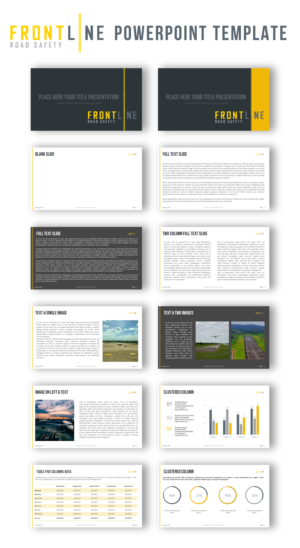 PowerPoint Design by joseborgesbarboza 2 for Frontline Road Safety | Design: #26159839