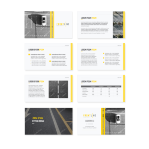 PowerPoint Design by fernandasuzk for Frontline Road Safety | Design: #26163825