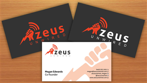 Business Card Design - Zeus Unwired