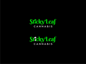 Sticky Leaf Cannabis Shop | Logo Design by Atvento Graphics