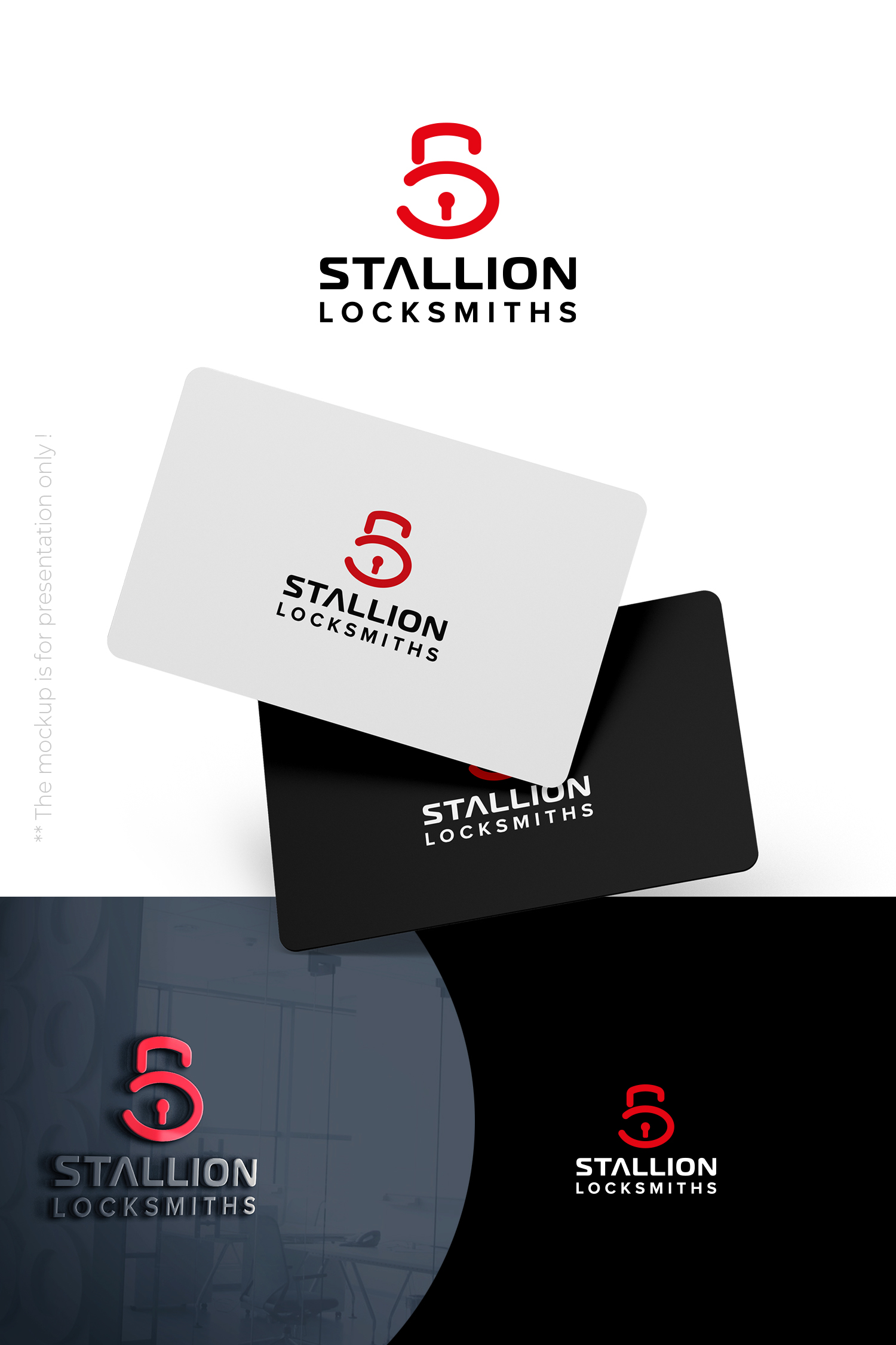 Logo-Design von designbysy für STALLION LOCKSMITHS | Design #26128947