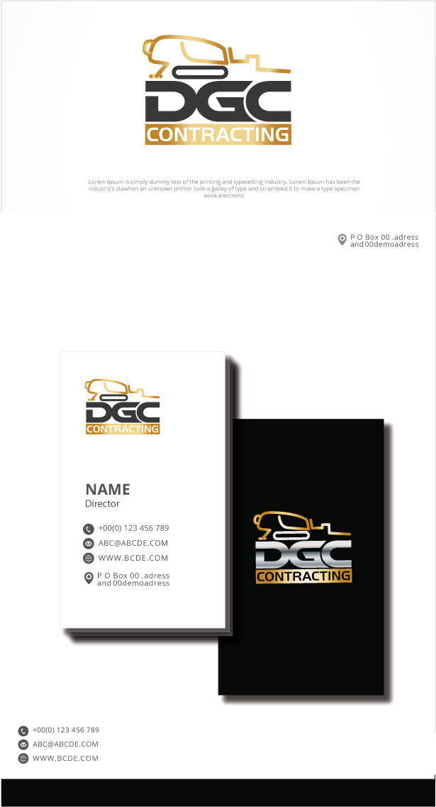 Logo Design by graphicevolution for DGC Contracting Inc.  | Design #26128549