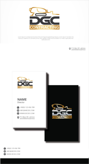 Logo-Design von graphicevolution für DGC Contracting Inc.  | Design: #26128549