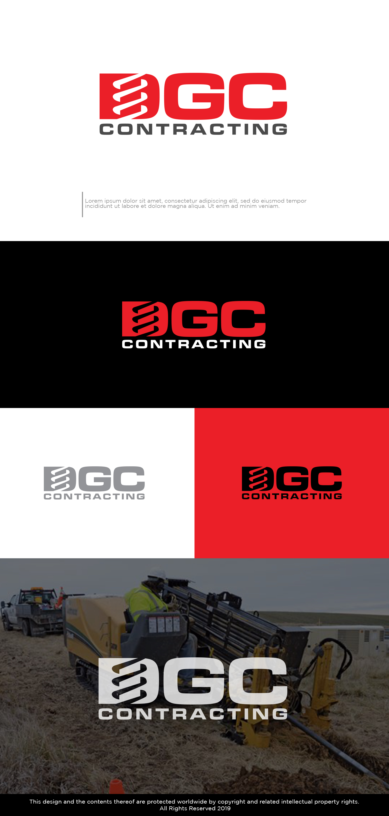 Logo Design by Kim Ji for DGC Contracting Inc.  | Design #26129029