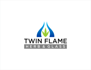 Twin Flame Herb & Glass | Diseño de Logo por BNdesigner