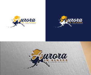 Aurora in Alaska | Logo Design by uitaki