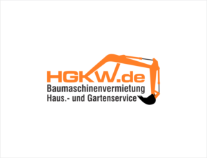 HGKW.de Baumaschinenvermietung, Haus- und Gartenservice | Logo Design by BNdesigner