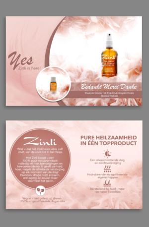 Flyer for a company who uses pure argan oil | Diseño de Flyer por DA.