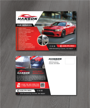 Diseño de Postal por alex989 para Hanson Auto Rebuild | Diseño: #26138268