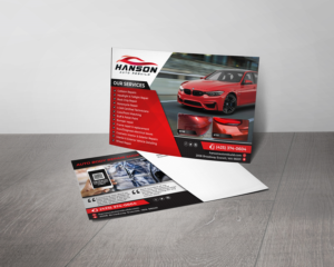 Diseño de Postal por alex989 para Hanson Auto Rebuild | Diseño: #26141686