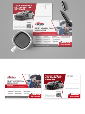 Diseño de Postal por debdesign para Hanson Auto Rebuild | Diseño: #26134233